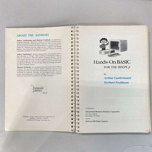 IBM PCjr Computer Manual Hands On Basic for 80s Personal Comp Spiral Book 1983 - Picture 7 of 16